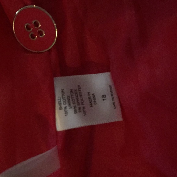 Red New York & Co blazer - Picture 6 of 8